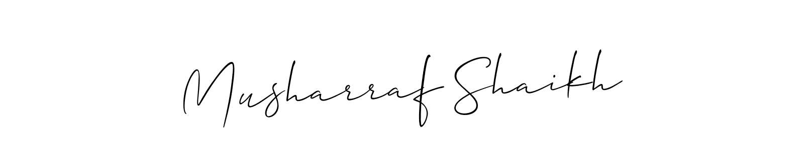 Once you've used our free online signature maker to create your best signature Allison_Script style, it's time to enjoy all of the benefits that Musharraf Shaikh name signing documents. Musharraf Shaikh signature style 2 images and pictures png