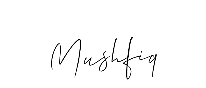 Once you've used our free online signature maker to create your best signature Allison_Script style, it's time to enjoy all of the benefits that Mushfiq name signing documents. Mushfiq signature style 2 images and pictures png