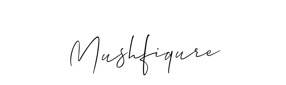 Also You can easily find your signature by using the search form. We will create Mushfiqure name handwritten signature images for you free of cost using Allison_Script sign style. Mushfiqure signature style 2 images and pictures png