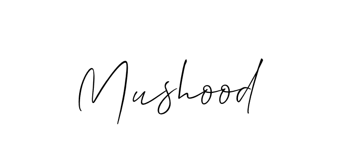 Also You can easily find your signature by using the search form. We will create Mushood name handwritten signature images for you free of cost using Allison_Script sign style. Mushood signature style 2 images and pictures png