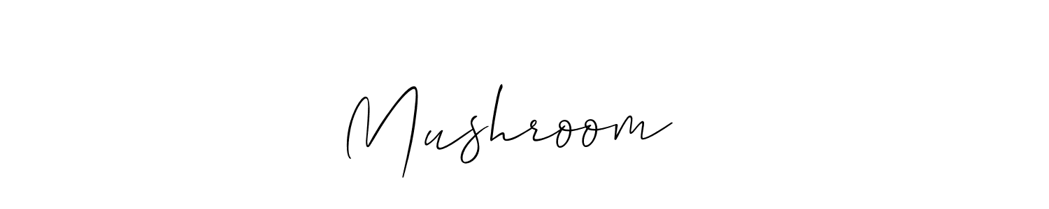 You should practise on your own different ways (Allison_Script) to write your name (Mushroom 香菇) in signature. don't let someone else do it for you. Mushroom 香菇 signature style 2 images and pictures png