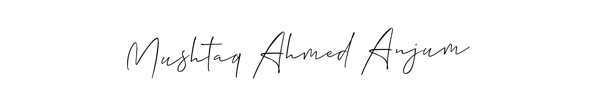 Best and Professional Signature Style for Mushtaq Ahmed Anjum. Allison_Script Best Signature Style Collection. Mushtaq Ahmed Anjum signature style 2 images and pictures png