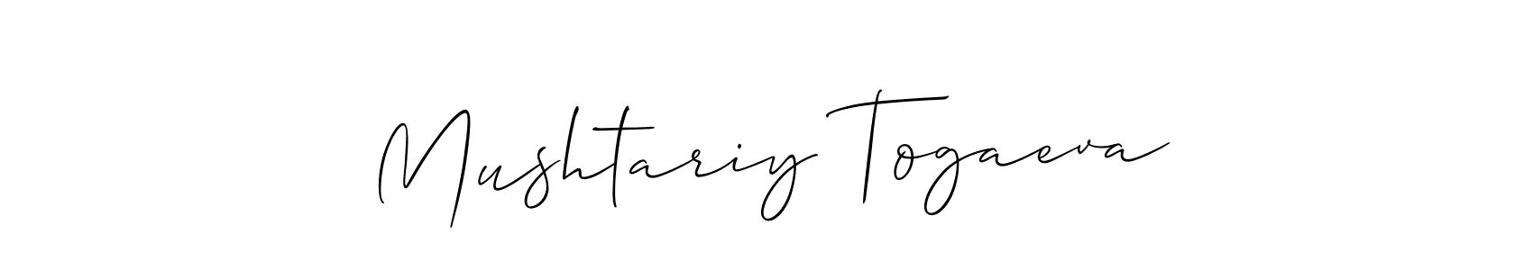 Check out images of Autograph of Mushtariy Togaeva name. Actor Mushtariy Togaeva Signature Style. Allison_Script is a professional sign style online. Mushtariy Togaeva signature style 2 images and pictures png