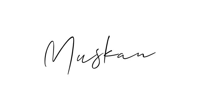 Allison_Script is a professional signature style that is perfect for those who want to add a touch of class to their signature. It is also a great choice for those who want to make their signature more unique. Get Muskan  name to fancy signature for free. Muskan  signature style 2 images and pictures png
