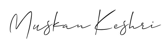 Design your own signature with our free online signature maker. With this signature software, you can create a handwritten (Allison_Script) signature for name Muskan Keshri. Muskan Keshri signature style 2 images and pictures png