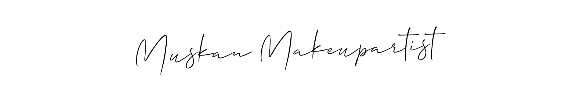 See photos of Muskan Makeupartist official signature by Spectra . Check more albums & portfolios. Read reviews & check more about Allison_Script font. Muskan Makeupartist signature style 2 images and pictures png