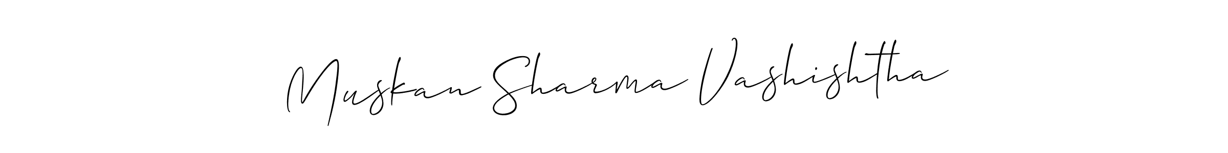 Check out images of Autograph of Muskan Sharma Vashishtha name. Actor Muskan Sharma Vashishtha Signature Style. Allison_Script is a professional sign style online. Muskan Sharma Vashishtha signature style 2 images and pictures png