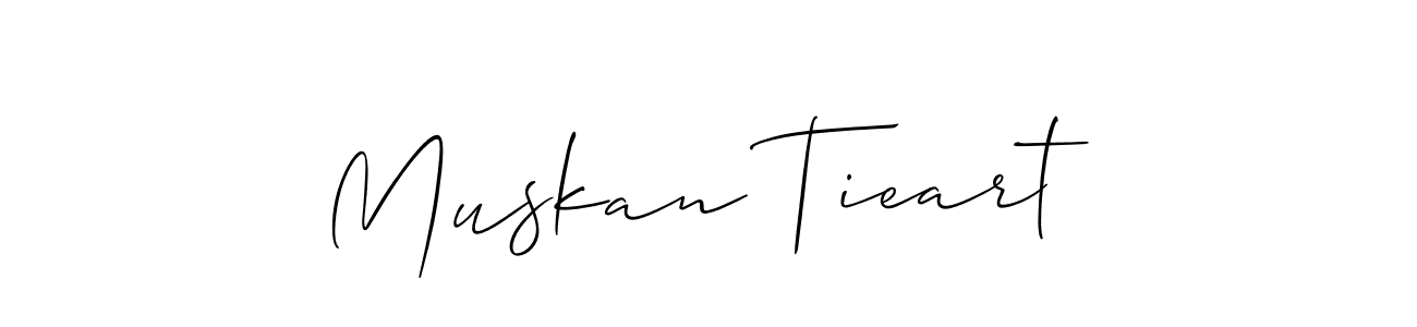 Once you've used our free online signature maker to create your best signature Allison_Script style, it's time to enjoy all of the benefits that Muskan Tieart name signing documents. Muskan Tieart signature style 2 images and pictures png