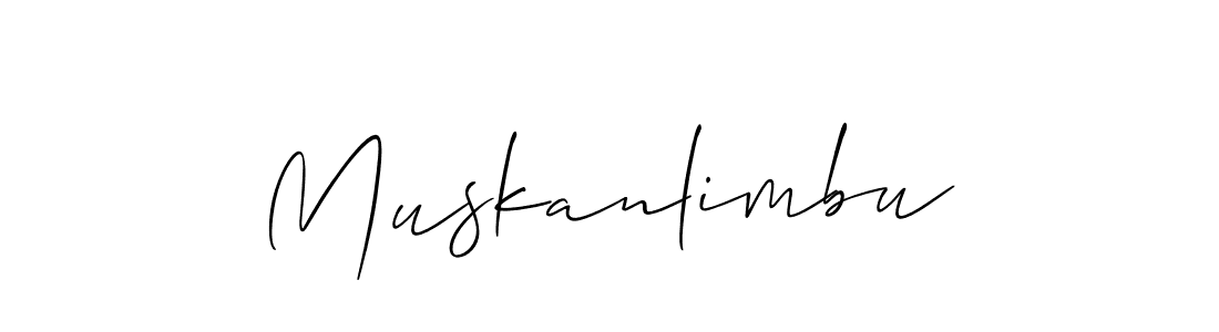 Similarly Allison_Script is the best handwritten signature design. Signature creator online .You can use it as an online autograph creator for name Muskanlimbu. Muskanlimbu signature style 2 images and pictures png