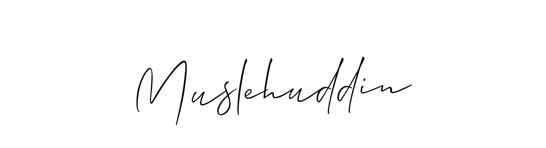 Make a short Muslehuddin signature style. Manage your documents anywhere anytime using Allison_Script. Create and add eSignatures, submit forms, share and send files easily. Muslehuddin signature style 2 images and pictures png
