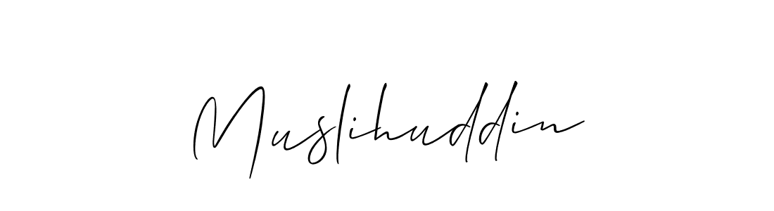 How to Draw Muslihuddin signature style? Allison_Script is a latest design signature styles for name Muslihuddin. Muslihuddin signature style 2 images and pictures png