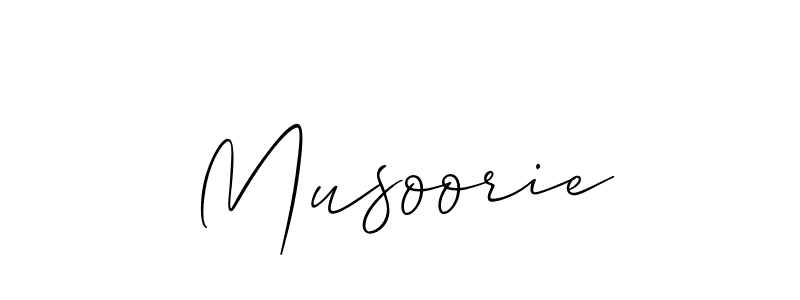 It looks lik you need a new signature style for name Musoorie. Design unique handwritten (Allison_Script) signature with our free signature maker in just a few clicks. Musoorie signature style 2 images and pictures png