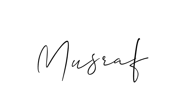 Musraf stylish signature style. Best Handwritten Sign (Allison_Script) for my name. Handwritten Signature Collection Ideas for my name Musraf. Musraf signature style 2 images and pictures png