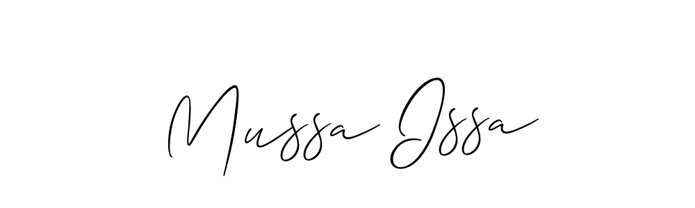 if you are searching for the best signature style for your name Mussa Issa. so please give up your signature search. here we have designed multiple signature styles  using Allison_Script. Mussa Issa signature style 2 images and pictures png
