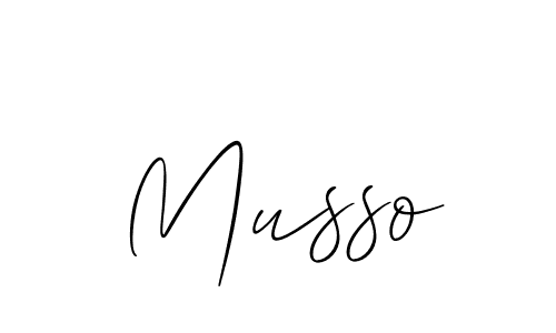 You should practise on your own different ways (Allison_Script) to write your name (Musso) in signature. don't let someone else do it for you. Musso signature style 2 images and pictures png