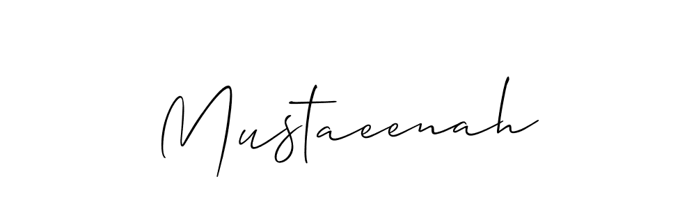 Once you've used our free online signature maker to create your best signature Allison_Script style, it's time to enjoy all of the benefits that Mustaeenah name signing documents. Mustaeenah signature style 2 images and pictures png