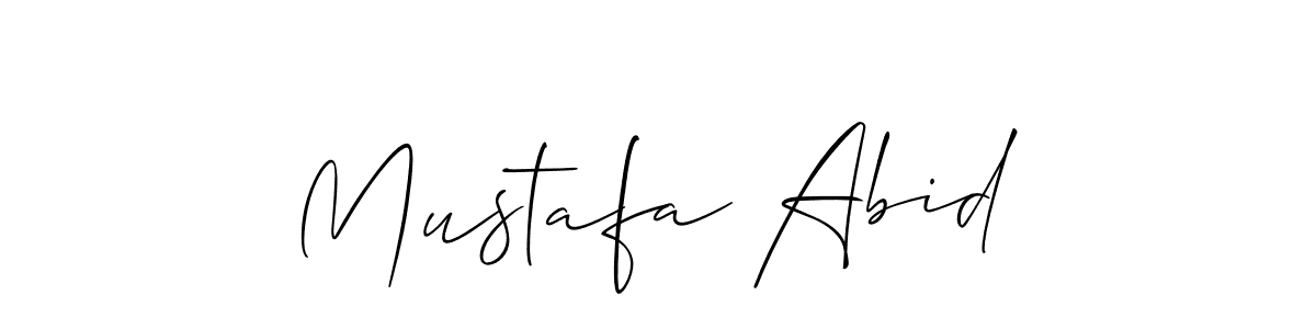 Best and Professional Signature Style for Mustafa Abid. Allison_Script Best Signature Style Collection. Mustafa Abid signature style 2 images and pictures png