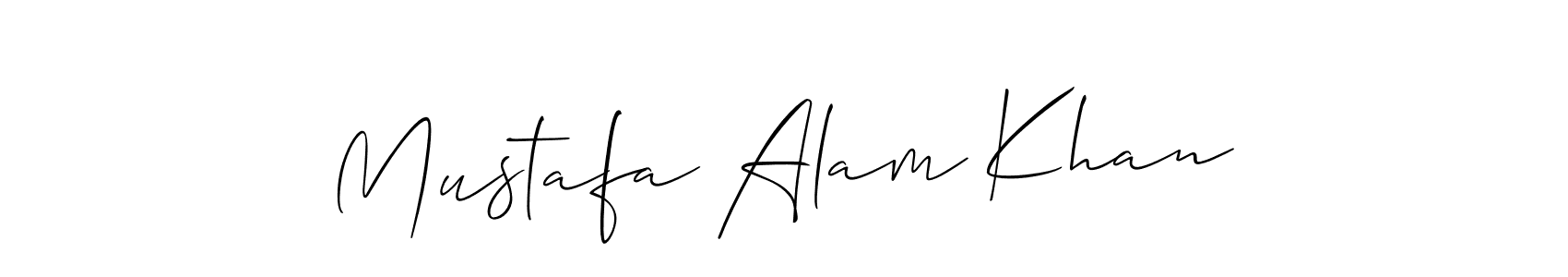 Once you've used our free online signature maker to create your best signature Allison_Script style, it's time to enjoy all of the benefits that Mustafa Alam Khan name signing documents. Mustafa Alam Khan signature style 2 images and pictures png