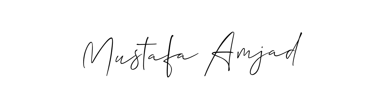 How to Draw Mustafa Amjad signature style? Allison_Script is a latest design signature styles for name Mustafa Amjad. Mustafa Amjad signature style 2 images and pictures png