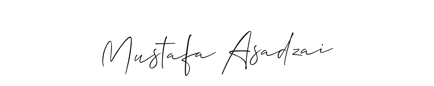 Allison_Script is a professional signature style that is perfect for those who want to add a touch of class to their signature. It is also a great choice for those who want to make their signature more unique. Get Mustafa Asadzai name to fancy signature for free. Mustafa Asadzai signature style 2 images and pictures png