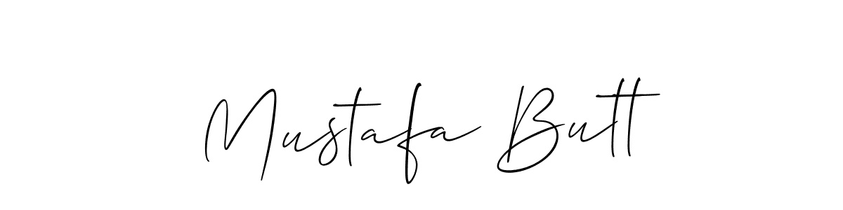 Similarly Allison_Script is the best handwritten signature design. Signature creator online .You can use it as an online autograph creator for name Mustafa Butt. Mustafa Butt signature style 2 images and pictures png