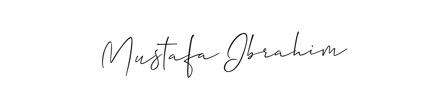 Also You can easily find your signature by using the search form. We will create Mustafa Ibrahim name handwritten signature images for you free of cost using Allison_Script sign style. Mustafa Ibrahim signature style 2 images and pictures png