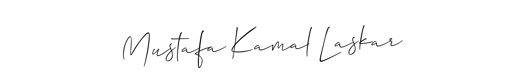 Also You can easily find your signature by using the search form. We will create Mustafa Kamal Laskar name handwritten signature images for you free of cost using Allison_Script sign style. Mustafa Kamal Laskar signature style 2 images and pictures png