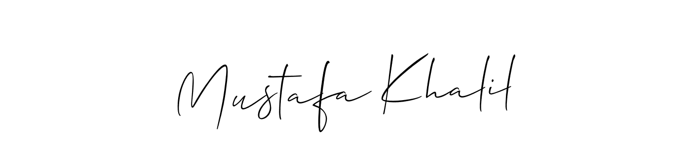 This is the best signature style for the Mustafa Khalil name. Also you like these signature font (Allison_Script). Mix name signature. Mustafa Khalil signature style 2 images and pictures png