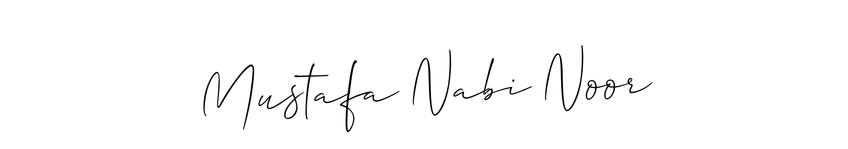 Once you've used our free online signature maker to create your best signature Allison_Script style, it's time to enjoy all of the benefits that Mustafa Nabi Noor name signing documents. Mustafa Nabi Noor signature style 2 images and pictures png