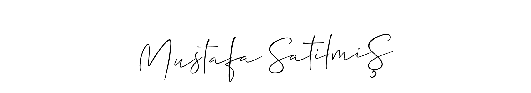 Once you've used our free online signature maker to create your best signature Allison_Script style, it's time to enjoy all of the benefits that Mustafa SatilmiŞ name signing documents. Mustafa SatilmiŞ signature style 2 images and pictures png