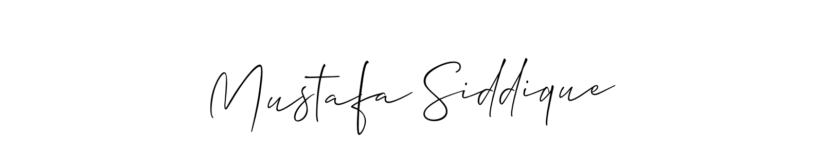 The best way (Allison_Script) to make a short signature is to pick only two or three words in your name. The name Mustafa Siddique include a total of six letters. For converting this name. Mustafa Siddique signature style 2 images and pictures png