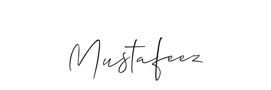 Also we have Mustafeez name is the best signature style. Create professional handwritten signature collection using Allison_Script autograph style. Mustafeez signature style 2 images and pictures png