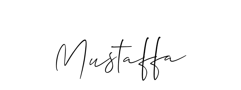 Use a signature maker to create a handwritten signature online. With this signature software, you can design (Allison_Script) your own signature for name Mustaffa. Mustaffa signature style 2 images and pictures png