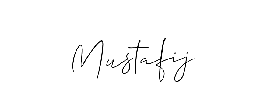 Create a beautiful signature design for name Mustafij . With this signature (Allison_Script) fonts, you can make a handwritten signature for free. Mustafij  signature style 2 images and pictures png