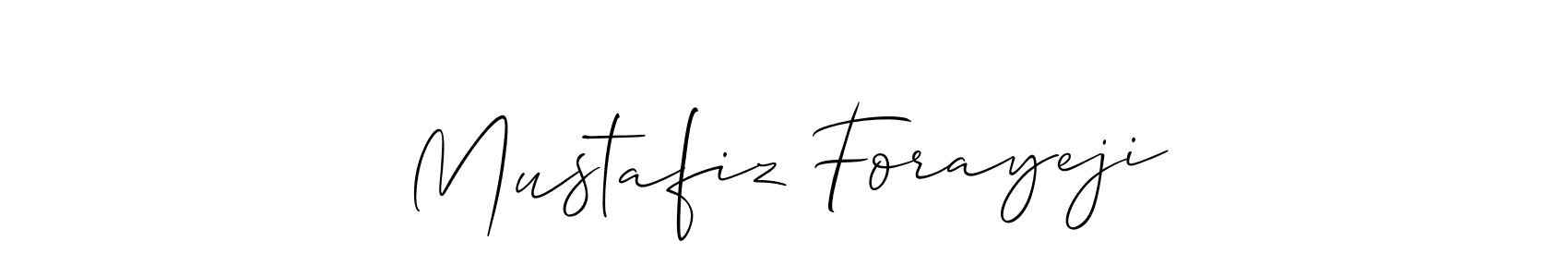 Make a beautiful signature design for name Mustafiz Forayeji. Use this online signature maker to create a handwritten signature for free. Mustafiz Forayeji signature style 2 images and pictures png