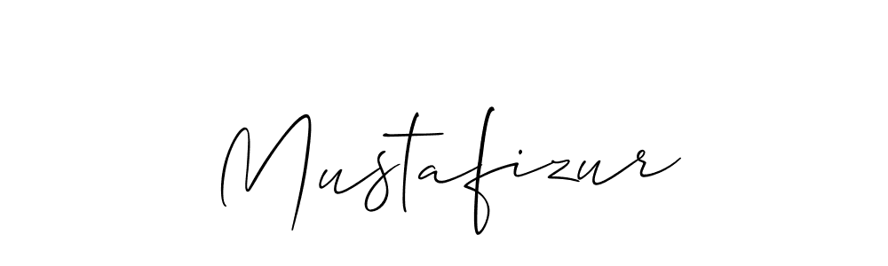 Allison_Script is a professional signature style that is perfect for those who want to add a touch of class to their signature. It is also a great choice for those who want to make their signature more unique. Get Mustafizur name to fancy signature for free. Mustafizur signature style 2 images and pictures png