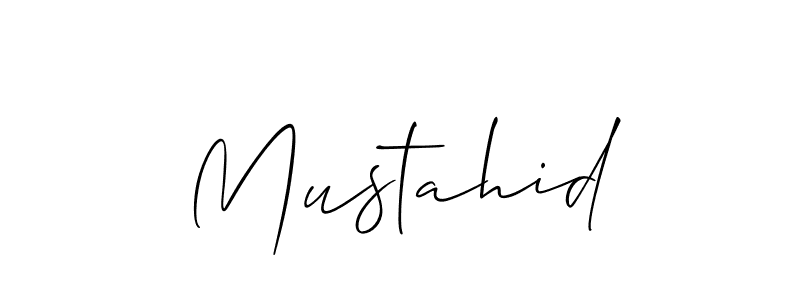 It looks lik you need a new signature style for name Mustahid. Design unique handwritten (Allison_Script) signature with our free signature maker in just a few clicks. Mustahid signature style 2 images and pictures png