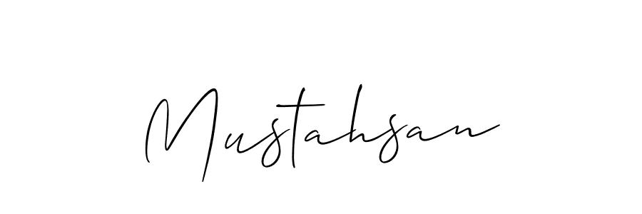 if you are searching for the best signature style for your name Mustahsan. so please give up your signature search. here we have designed multiple signature styles  using Allison_Script. Mustahsan signature style 2 images and pictures png