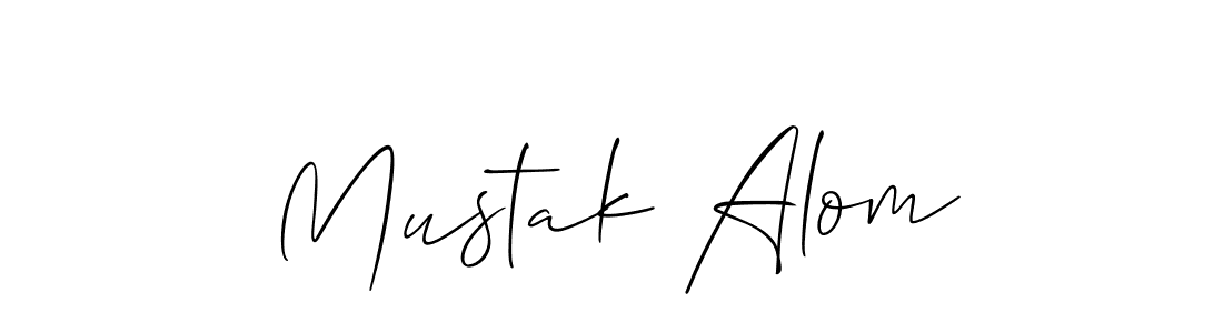 Make a beautiful signature design for name Mustak Alom. Use this online signature maker to create a handwritten signature for free. Mustak Alom signature style 2 images and pictures png