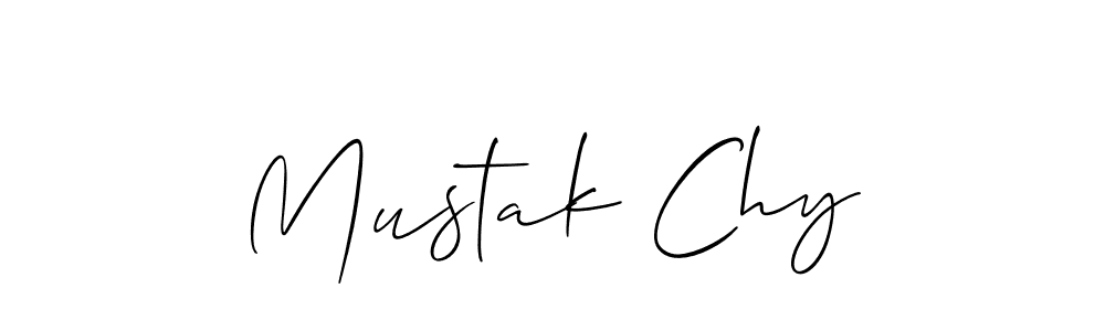 Once you've used our free online signature maker to create your best signature Allison_Script style, it's time to enjoy all of the benefits that Mustak Chy name signing documents. Mustak Chy signature style 2 images and pictures png