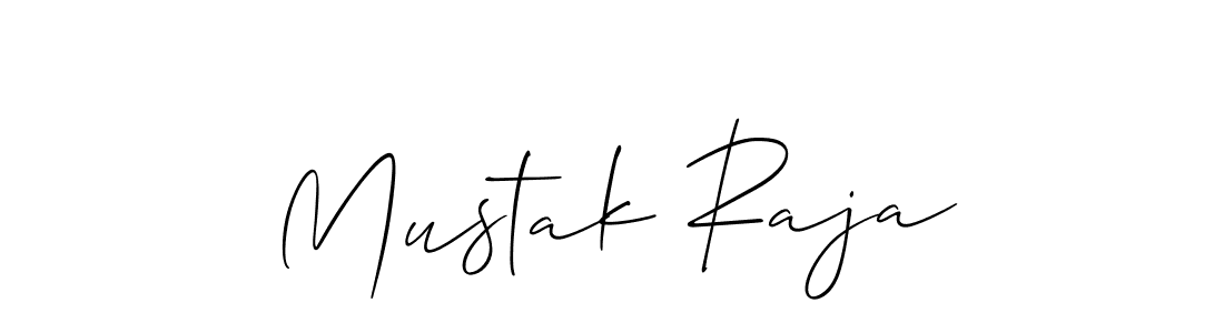 Also You can easily find your signature by using the search form. We will create Mustak Raja name handwritten signature images for you free of cost using Allison_Script sign style. Mustak Raja signature style 2 images and pictures png