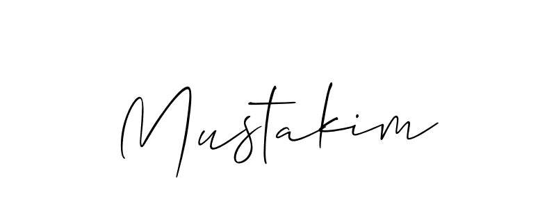 Mustakim stylish signature style. Best Handwritten Sign (Allison_Script) for my name. Handwritten Signature Collection Ideas for my name Mustakim. Mustakim signature style 2 images and pictures png