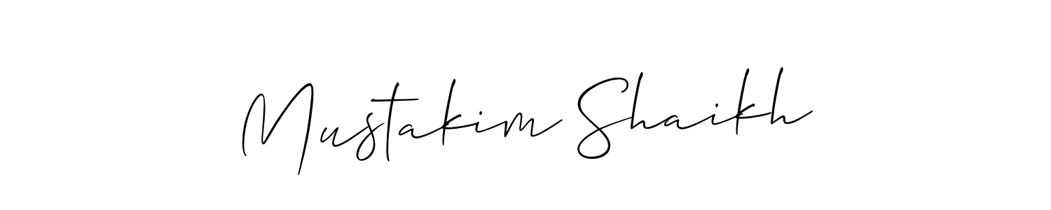 This is the best signature style for the Mustakim Shaikh name. Also you like these signature font (Allison_Script). Mix name signature. Mustakim Shaikh signature style 2 images and pictures png