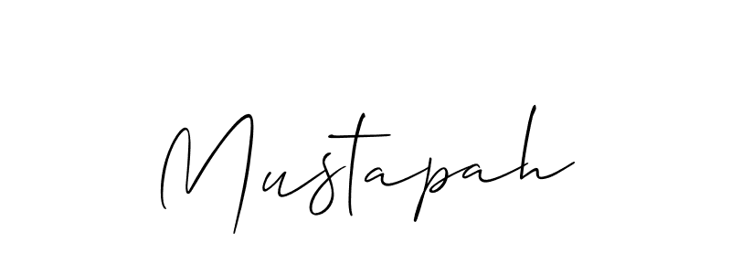 It looks lik you need a new signature style for name Mustapah. Design unique handwritten (Allison_Script) signature with our free signature maker in just a few clicks. Mustapah signature style 2 images and pictures png