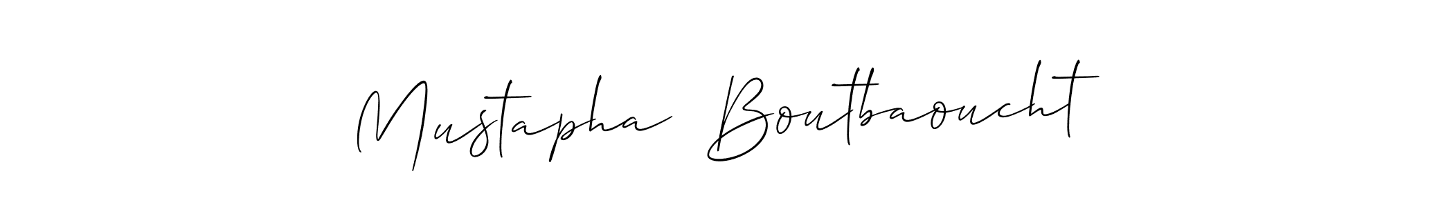 Make a beautiful signature design for name Mustapha  Boutbaoucht. Use this online signature maker to create a handwritten signature for free. Mustapha  Boutbaoucht signature style 2 images and pictures png