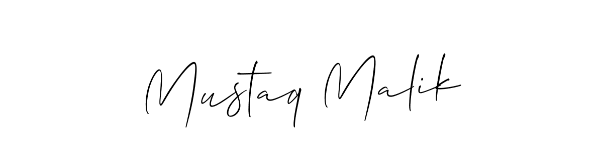Make a short Mustaq Malik signature style. Manage your documents anywhere anytime using Allison_Script. Create and add eSignatures, submit forms, share and send files easily. Mustaq Malik signature style 2 images and pictures png