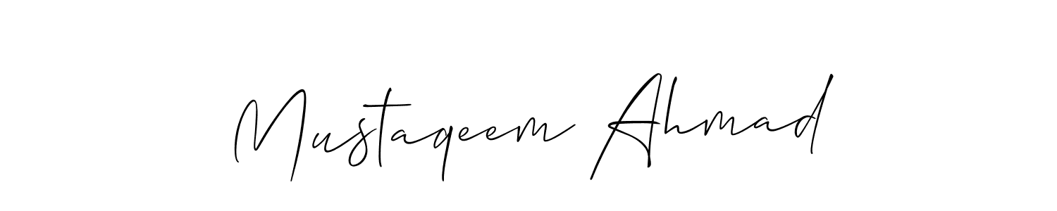 Once you've used our free online signature maker to create your best signature Allison_Script style, it's time to enjoy all of the benefits that Mustaqeem Ahmad name signing documents. Mustaqeem Ahmad signature style 2 images and pictures png