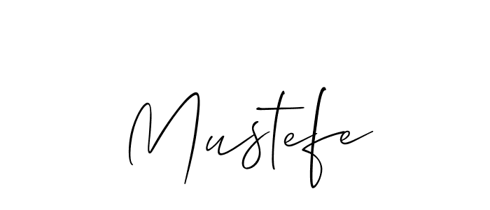 The best way (Allison_Script) to make a short signature is to pick only two or three words in your name. The name Mustefe include a total of six letters. For converting this name. Mustefe signature style 2 images and pictures png