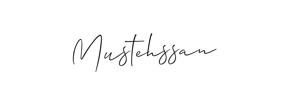 Allison_Script is a professional signature style that is perfect for those who want to add a touch of class to their signature. It is also a great choice for those who want to make their signature more unique. Get Mustehssan name to fancy signature for free. Mustehssan signature style 2 images and pictures png