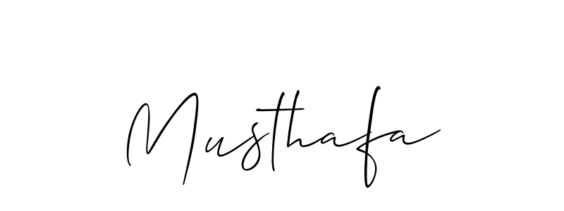 Make a beautiful signature design for name Musthafa. With this signature (Allison_Script) style, you can create a handwritten signature for free. Musthafa signature style 2 images and pictures png